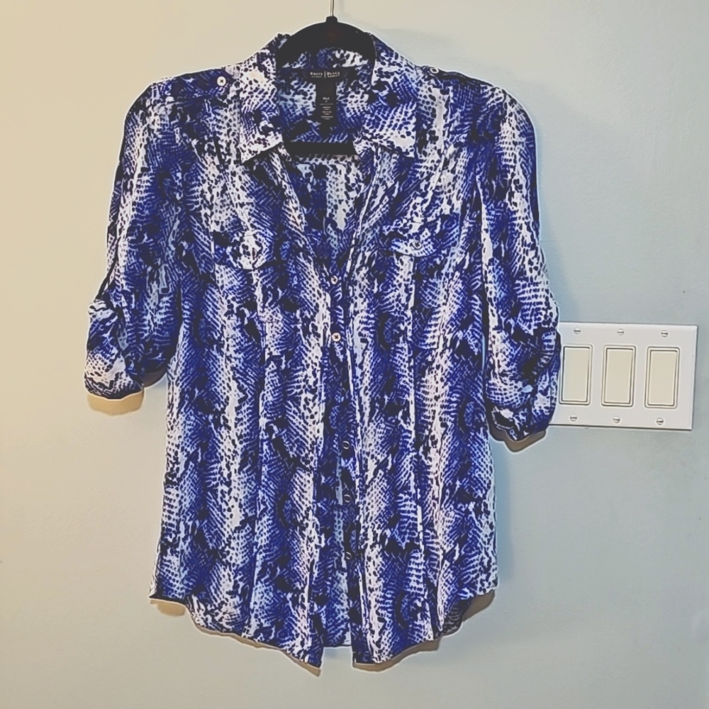 'White House/Black Market' Silk Blouse